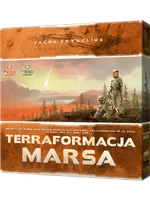 Okładka gry planszowej Terraformacja Marsa dostępnej w Dąbrowskim Klubie Gier.