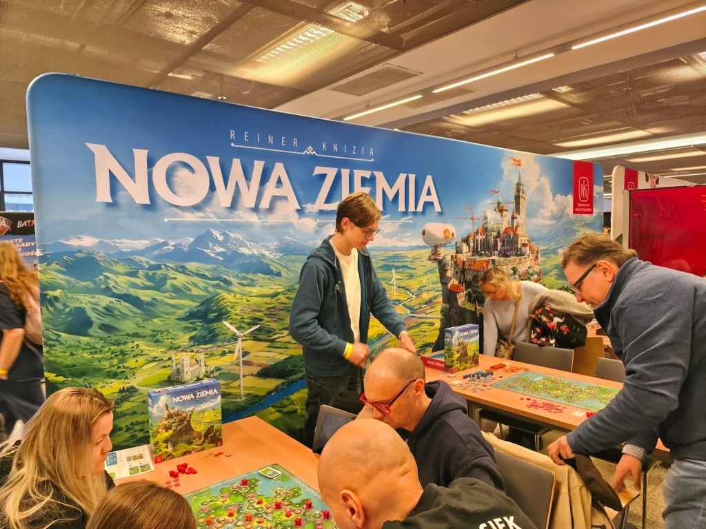 Rozgrywka w grę Nowa Ziemia podczas WawaGra 2026